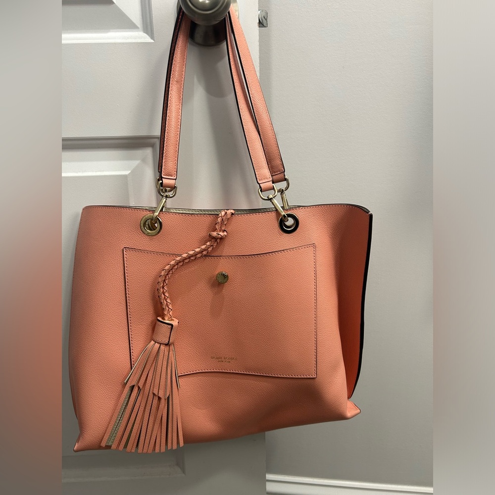 Henry Bendel peach bag